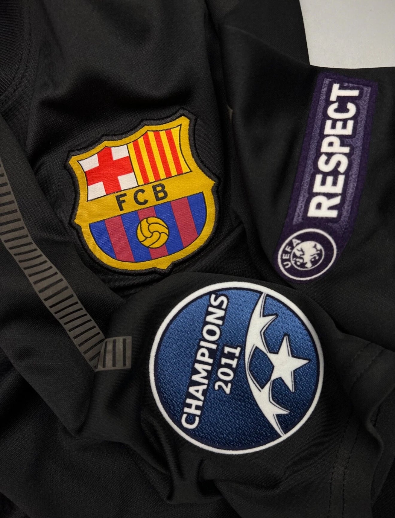 FCB Barça Visitante negra 11/12 Retro Vintange
