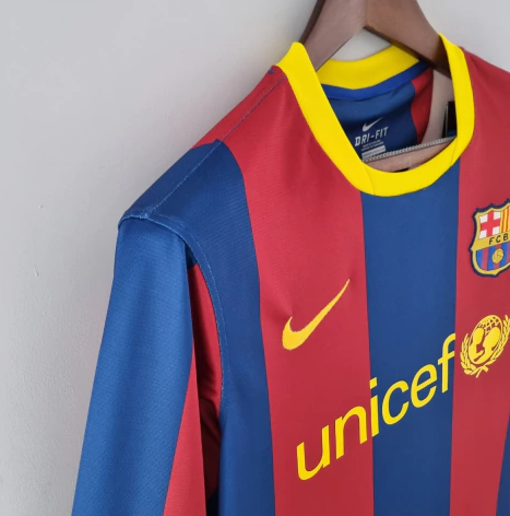 FCB Barça Local Manga larga 10/11 Retro Vintange