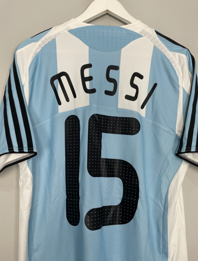 Argentina Local 2008 Messi Olympic Champion Retro