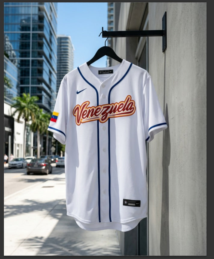 Venezuela White Champions WBC 2026 Jersey | World Baseball Classic