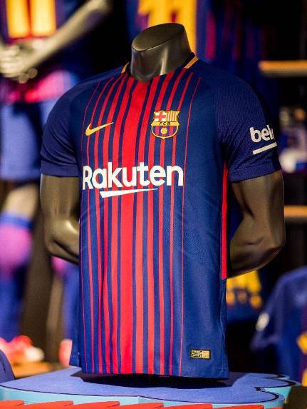 FCB Barça Local 17/18 Retro Vintage