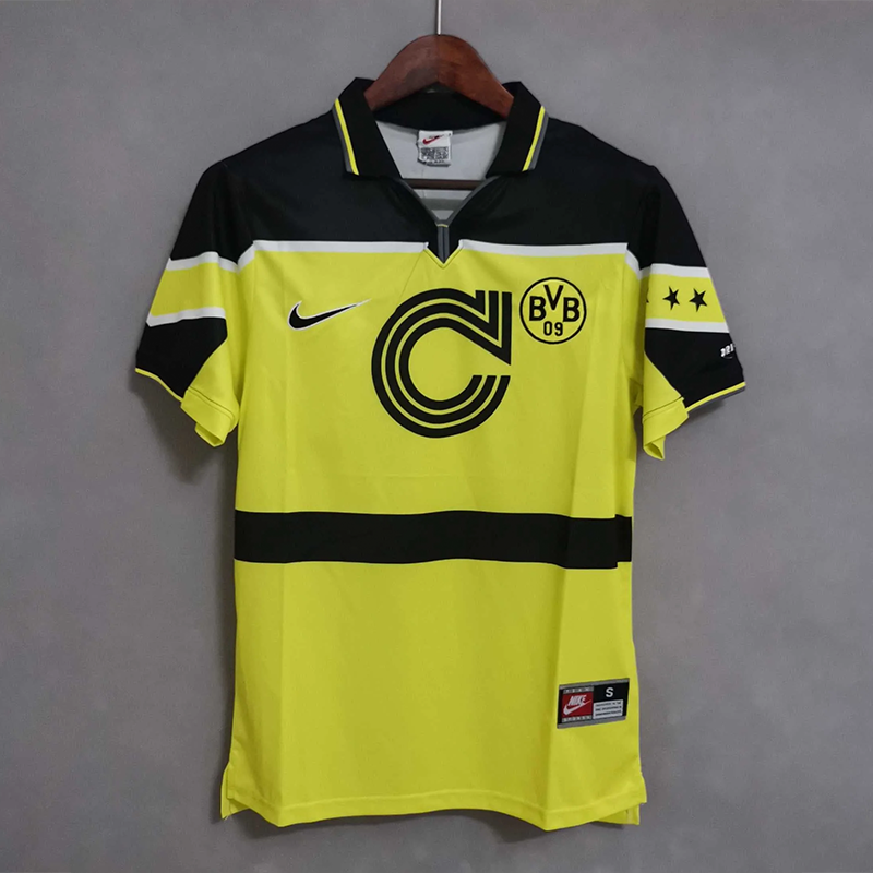 Borussia Dortmund Home Shirt 1997 Final UCL Retro