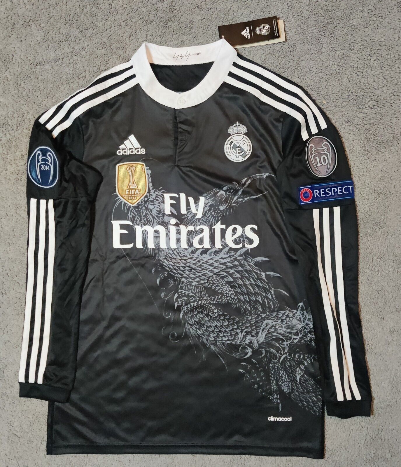 Real madrid black dragon jersey online