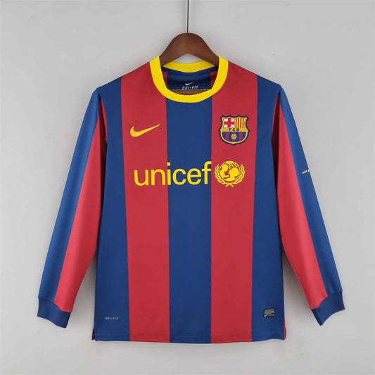 Blaugrana Local Manga larga 10/11 Retro Vintange