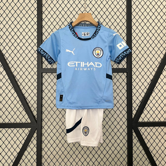 Manchester City 24/25 Conjunto Niños Oficial