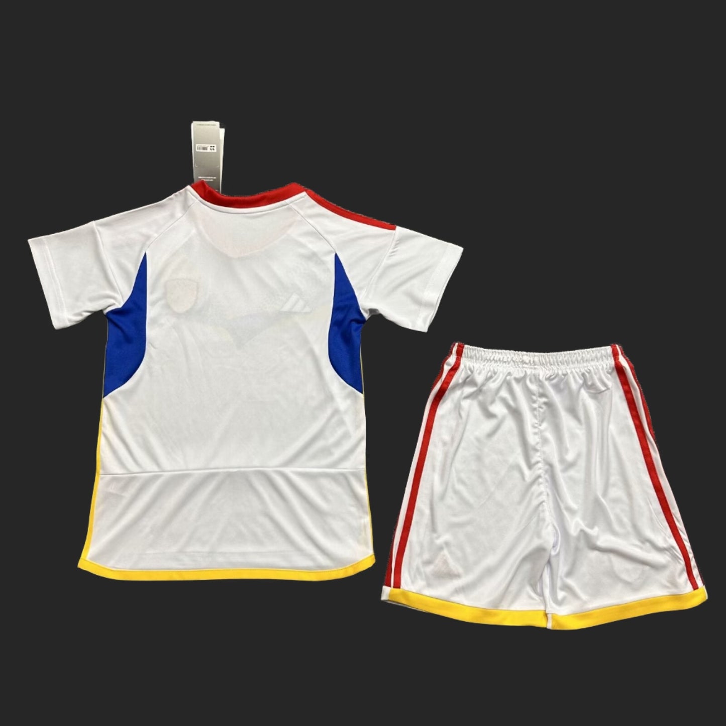 Conjunto de Niños Venezuela Visitante Blanca 2024 Adidas