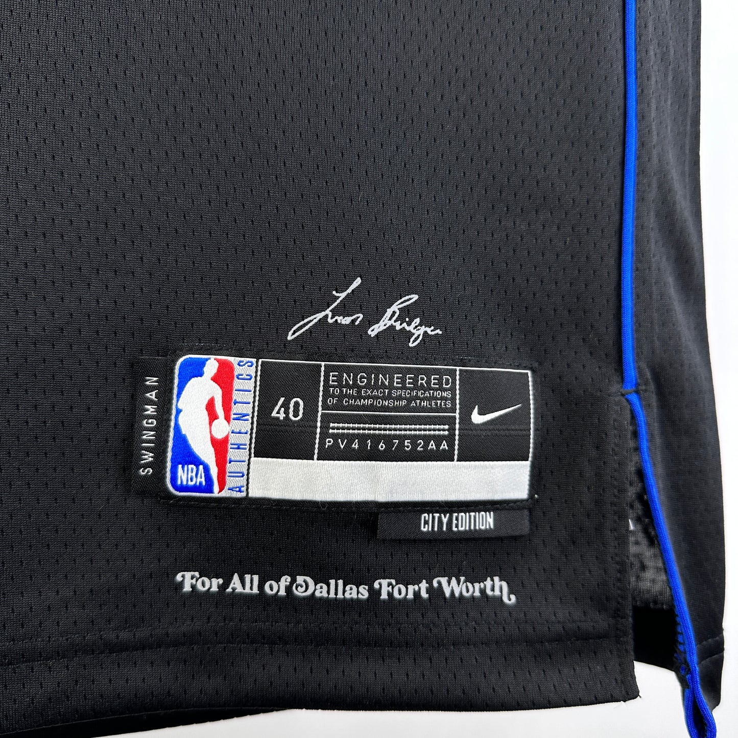 Dallas Mavericks Nike Negra 2024 edición ciudad