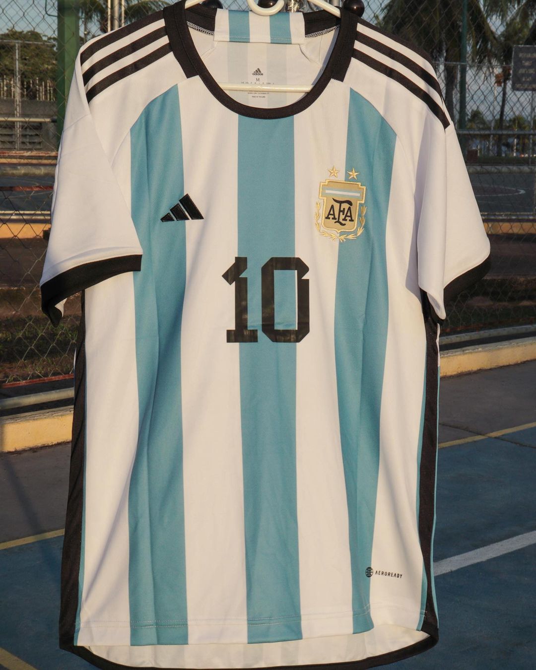 Argentina Local Mundial Qatar 2022 2 Estrellas Retro