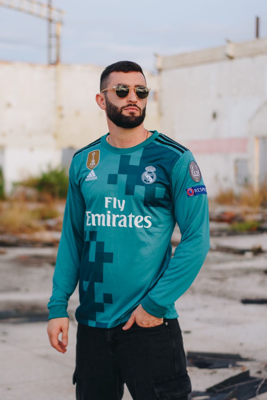 Real Madrid 3er Kit 2017/2018 Retro Long Sleeve