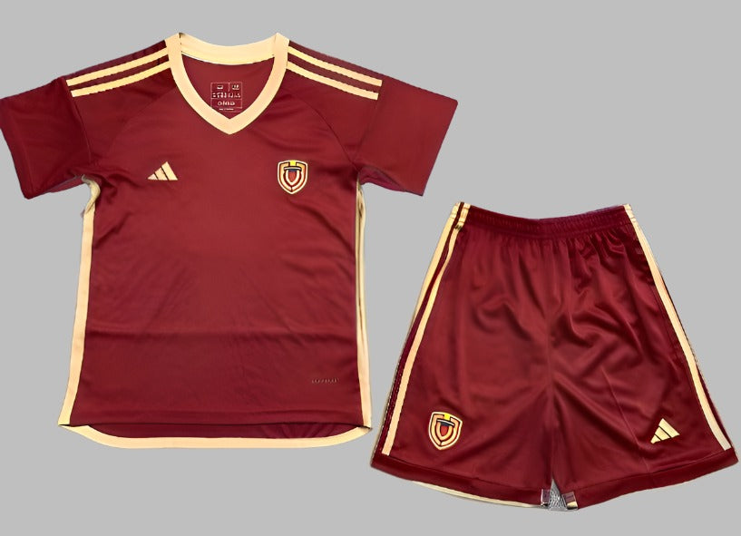 Conjunto de Venezuela Local La Vinotinto Niños 2024 Adidas