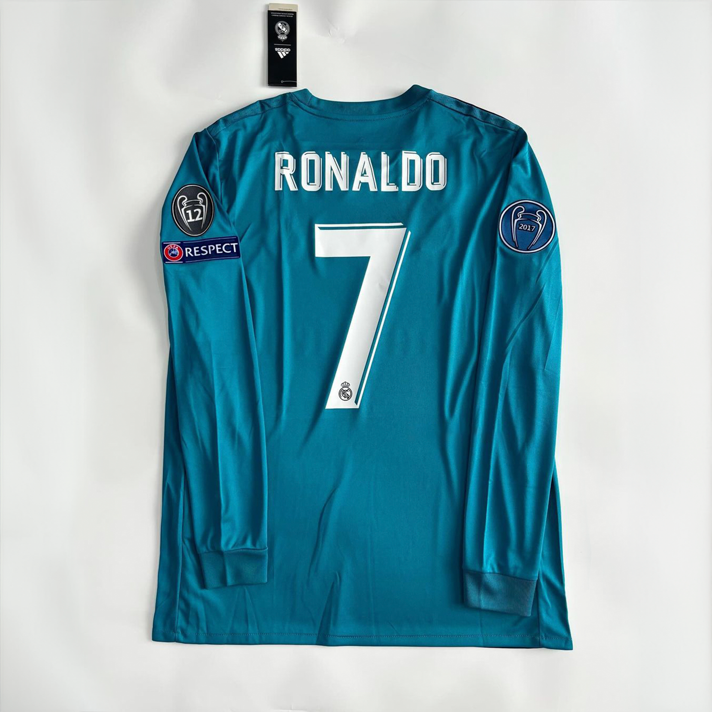 Real Madrid Third Kit 2017/2018 Retro Long Sleeve