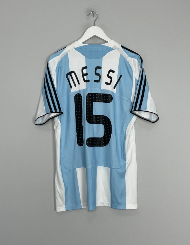 Argentina Local 2008 Messi Olympic Champion Retro
