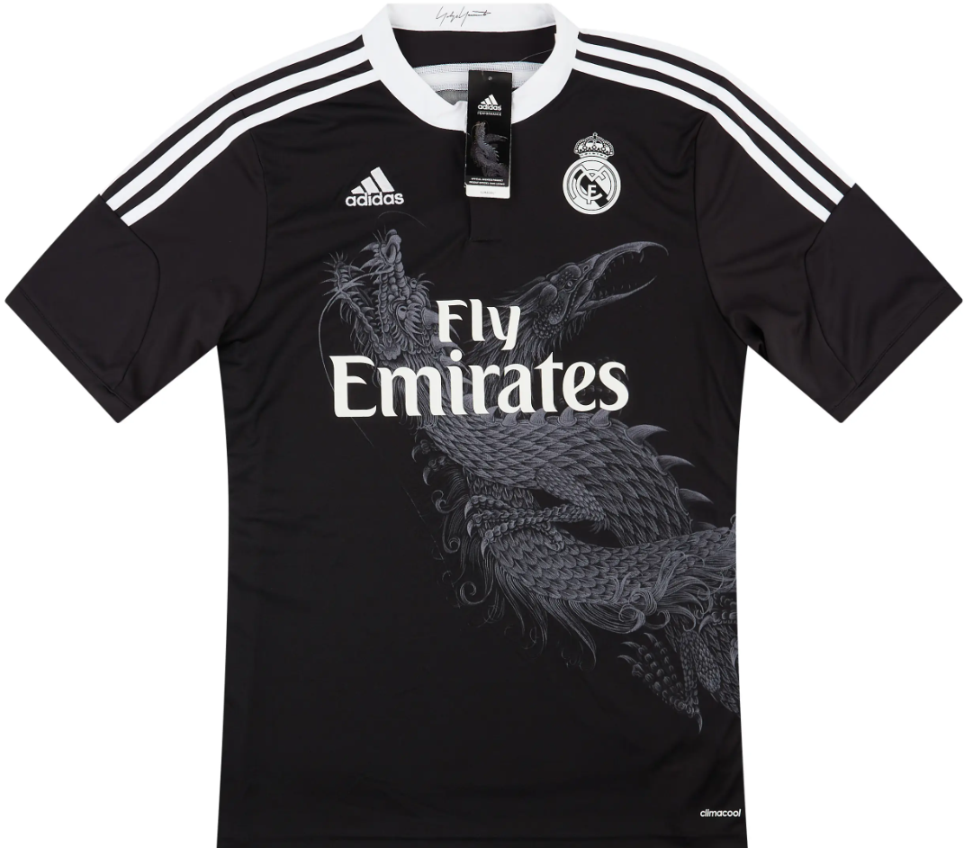 Real Madrid Black Dragon 2014 Long Sleeve Retro