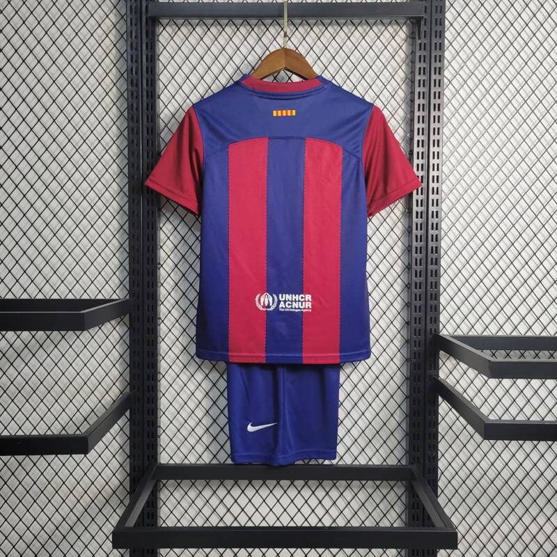 Barcelona FC Local 24/25 Conjunto Niños Oficial