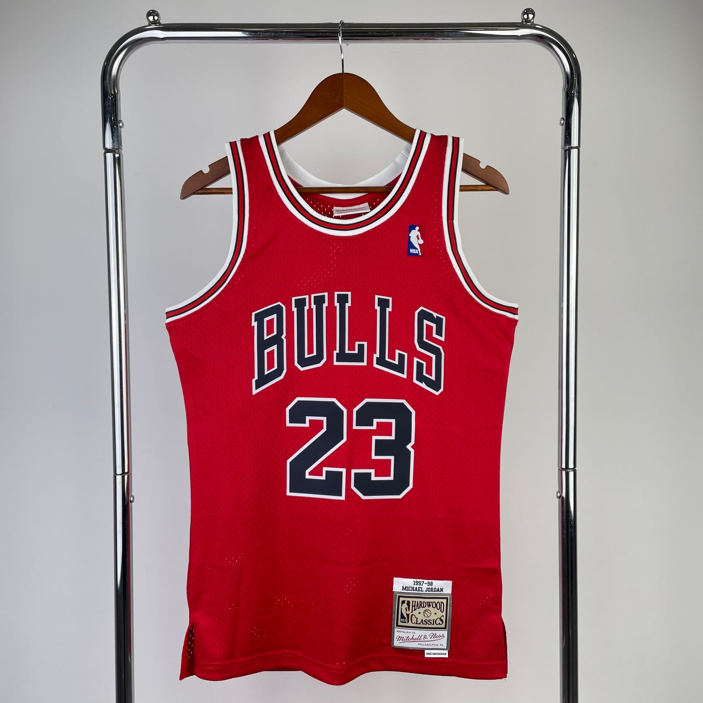 Chicago Bulls NBA Retro Mitchell & Ness Scarlet 1997/98 Classic