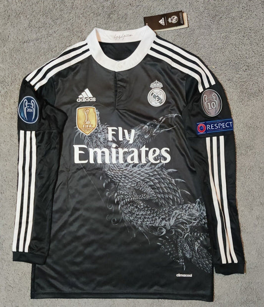 Real Madrid Black Dragon 2014 Long Sleeve Retro